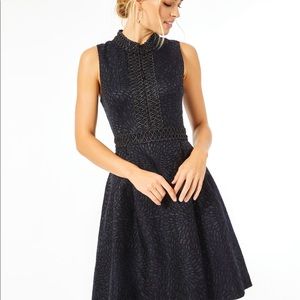 Lilly Pulitzer NWT Franci High Collar Dress, Onyx